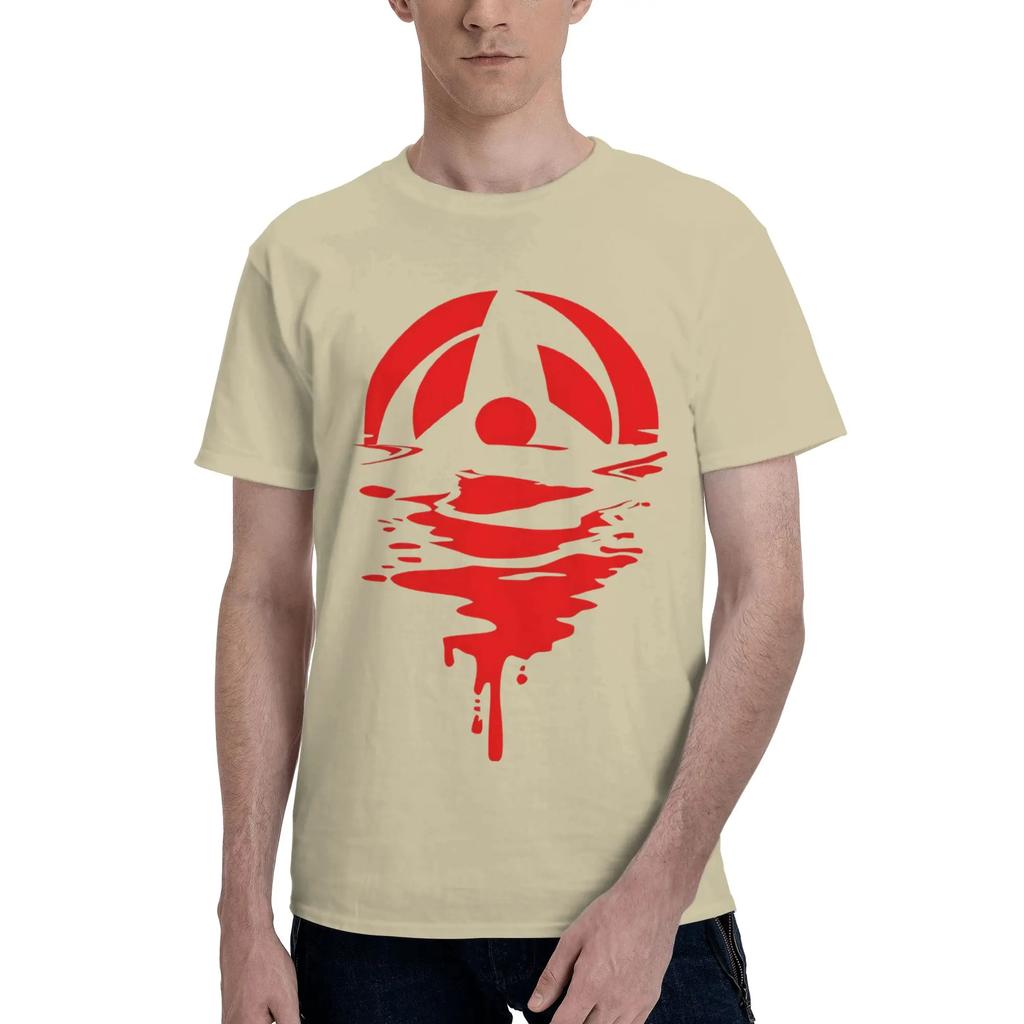 Anime Naruto Anime Sharingan Symbol Unisexs Tshirt Clothes Humorous Tees Short Sleeve Fugees Pure Cotton