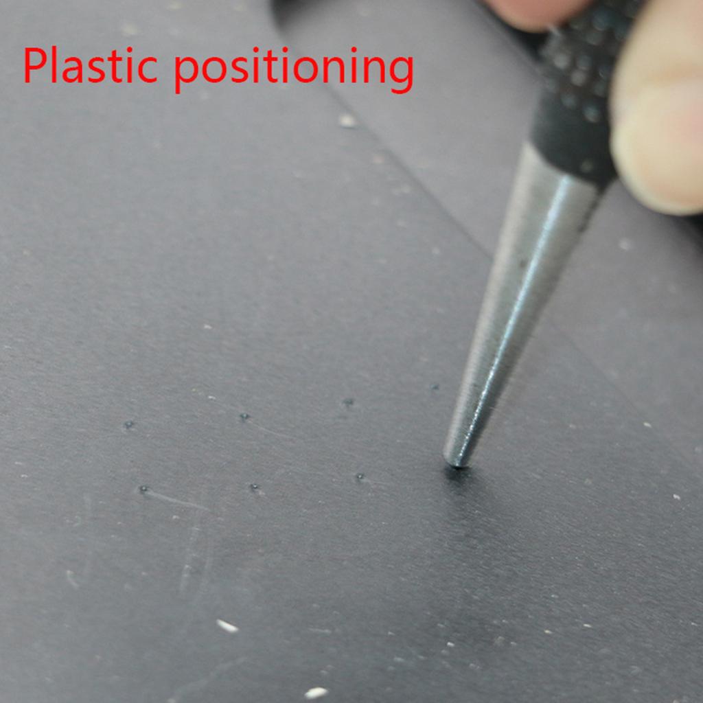 3Pcs High Hardness Sample Center Punch Non-slip Center Punch Set Cylindrical Center Punch for Machinists and Carpenters