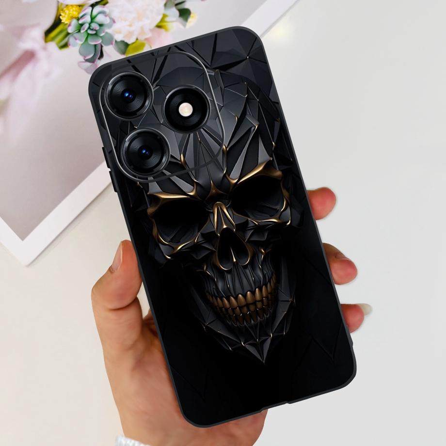 For Tecno Spark 10 10c 10 Pro Phone Case Spark10 KI5k KI5m KI5q KI7 Back Cover Soft Transparent TPU Slim Funda Dragon Astronaut