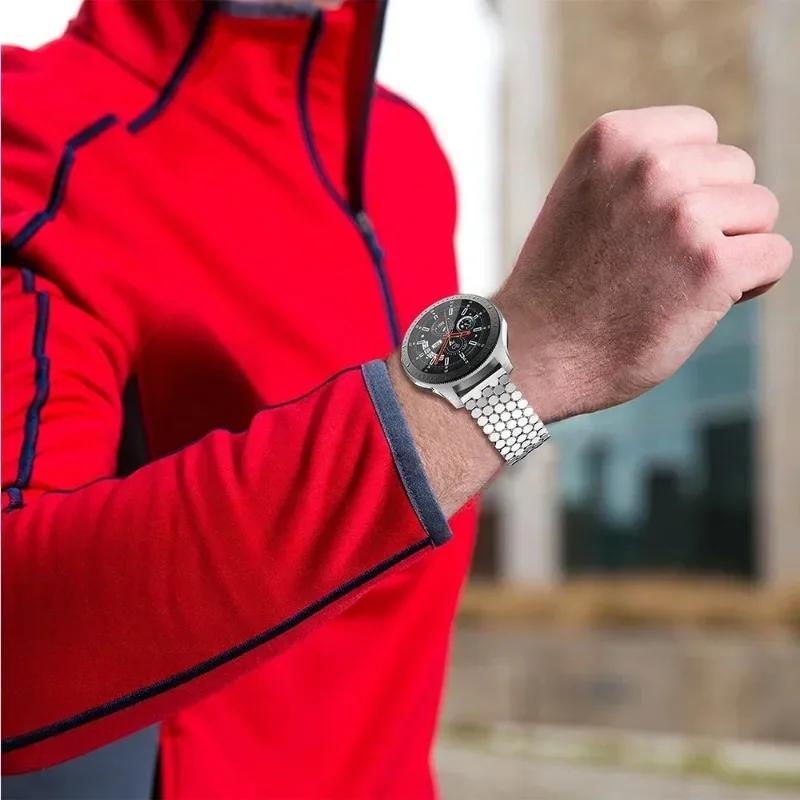 Quick Fit Stainless Steel No Gaps Band for Samsung Galaxy Watch 6 Classic 47mm 43mm 4 42 46mm 5 Pro 45mm 40 Mm 44mm Correa