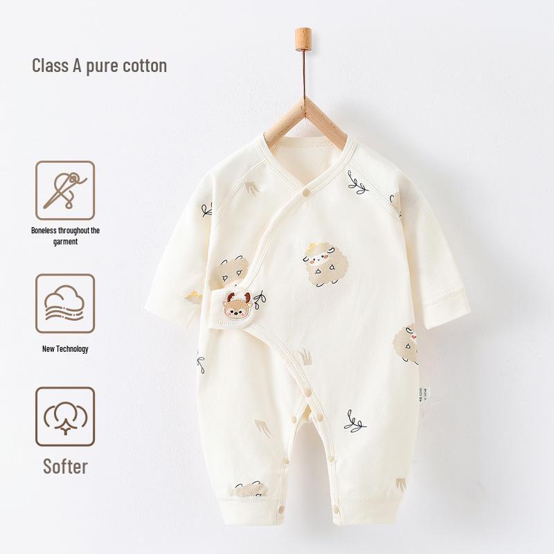Baby-Body aus reiner Baumwolle - Mönch-Strampler für Neugeborene für alle Jahreszeiten (0-3 Monate)