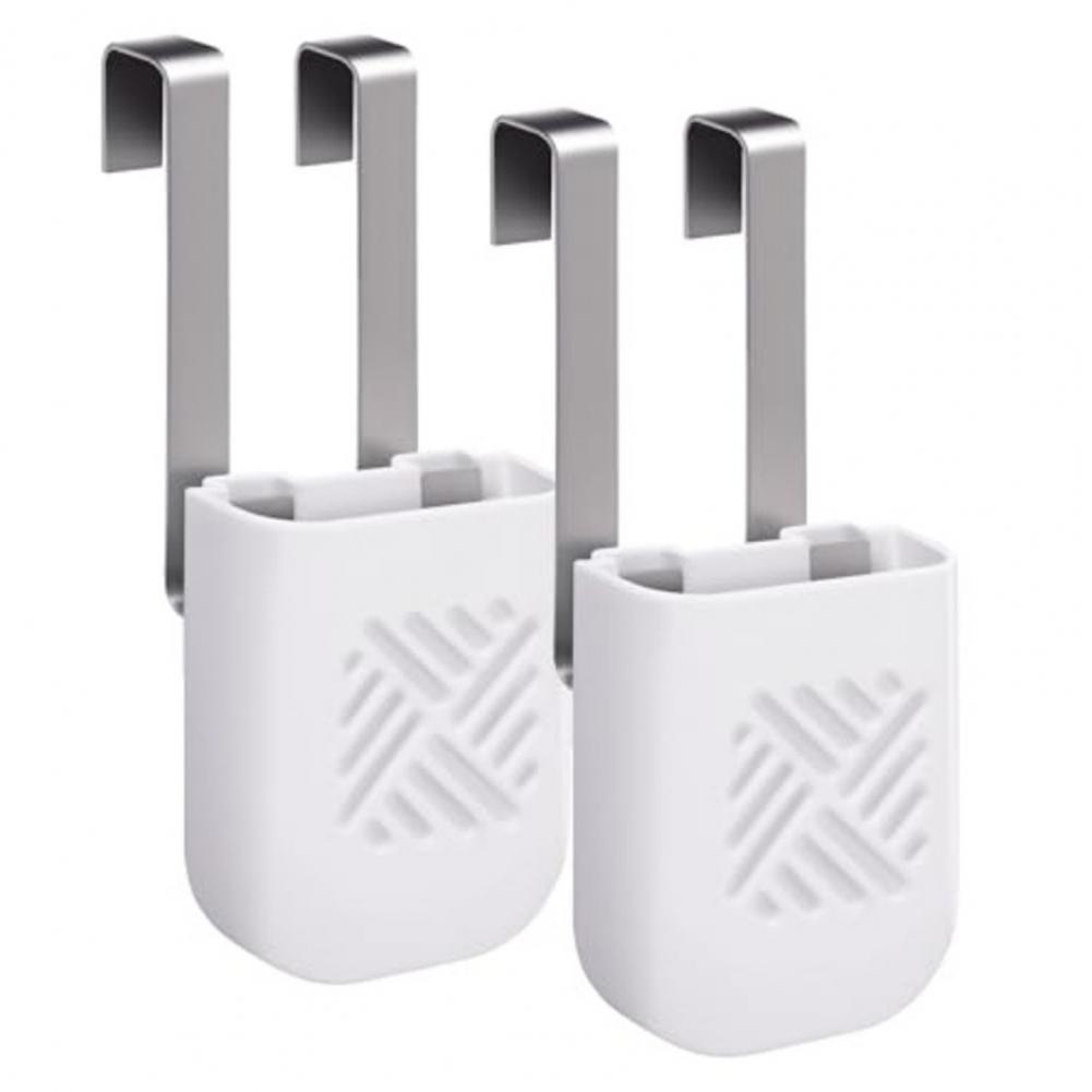 Toilet Tank Tablet Holder with Hook Prevents Residue & Pollution in Water Tank Tablet Rack Easy Install Rust-Resistant Cleaner R