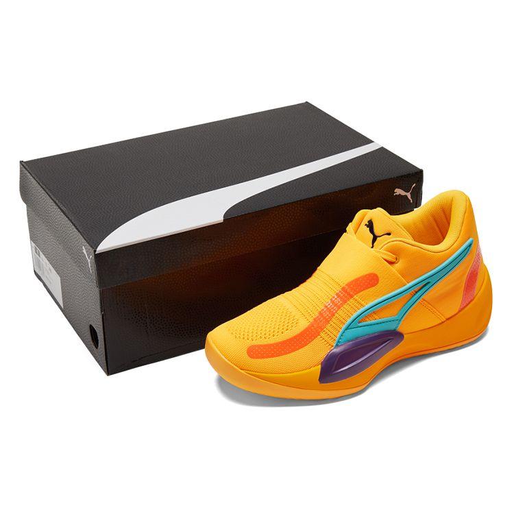 Puma Rise Nitro Sun Stream Men Sneakers Yellow Blue-Atoll 377012-01