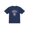 MLB T-shirt Unisex New York Yankees Collezione Base SS25 Blu Navy 3ATSB0553-50NYS
