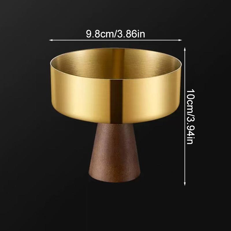 1Pc Dessert Cup Cafe Fruit Easy To Clean Ice Cream Bowl Hotel High Footed Stainless Steel Pudding