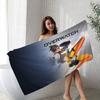Game O-Overwatchs Microfiber Blanket Quick Drying Beach Towels Oversized Printing Super Absorbent Pool Towel Blanket