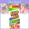 Jogo de Cartas Skip Bo Emocionante Ideal Para Diversão em Família e Reuniões Amigáveis