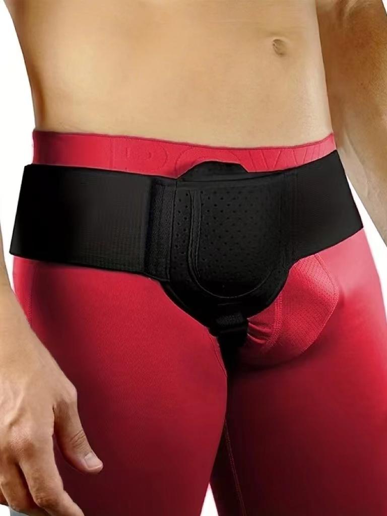 

Ферменный пояс для грыжи для паховых видов спорта, поддерживающий грыжу, ремень для восстановления боли чёрный