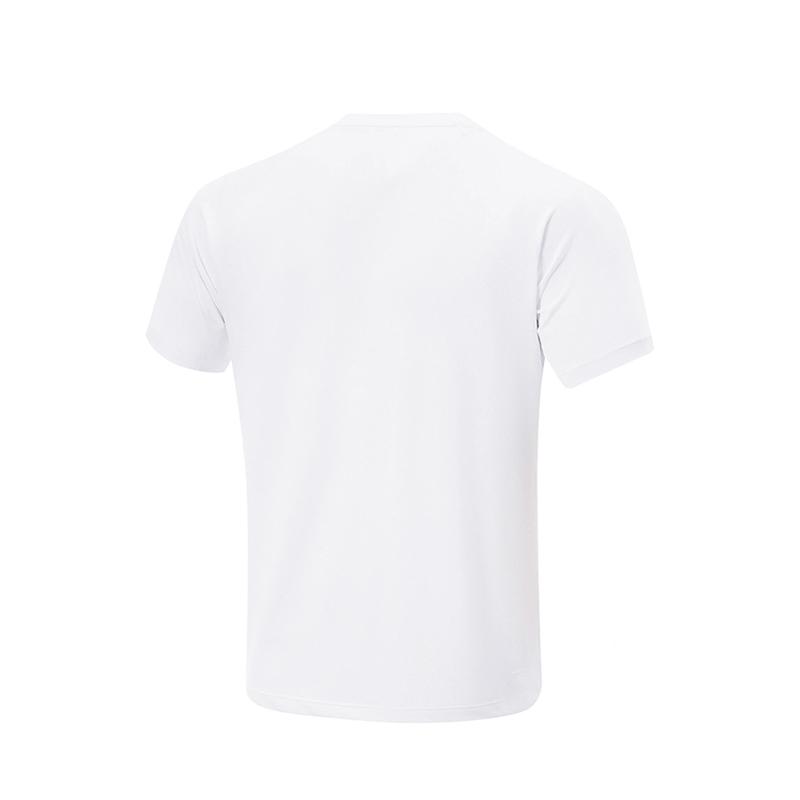 Li Ning T Shirts Unisex White Crew Neck AHSVE61-2