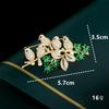 Luxury Bird Shaped Rhinestone Brooch Fashionable and Elegant Suit Jacket Pin Accessories Holiday Gifts