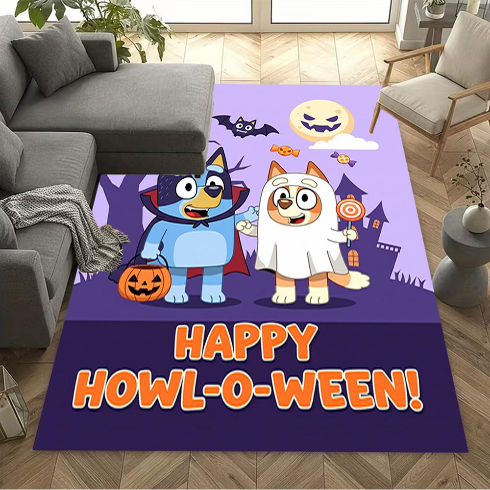 Bluey Core Adventures Floor Rug Office Rug Design for Playrooms Decorate room Game Room Kitchen Anti-slip Rug Decorate Offices Best for Christmas