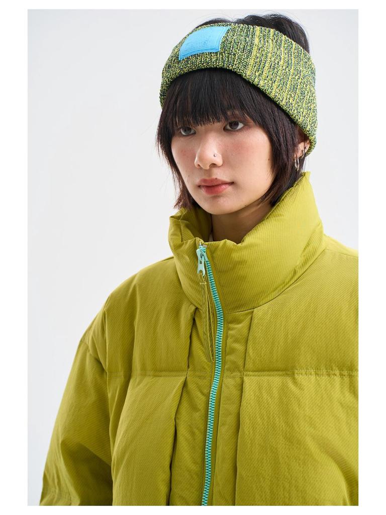 BLACKARMADA Unisex Winter Camping Stand-Up Collar White Duck Down Jacket MY6818