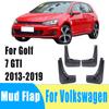 4pcs Auto Tire Mudguard Waterproof Prevent Mud Splashing Car Mud Flap Fender Trim Accessory For Volkswagen Golf 7 GTI 2013-2019