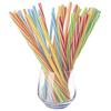50x Reusable Plastic Straws for Drinks, Cocktails