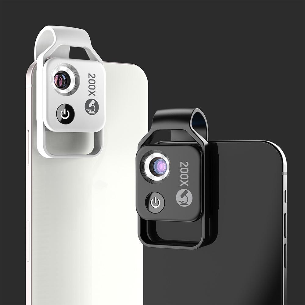 200x HD Portable LED Microscope for Student Science & Outdoor Biology Experiments