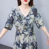 Fashion Summer Dresses for Women Plus Size Casual Short Sleeve Elegant Long Dress Summer Vintage Clothes