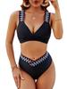 Nuovo Bikini in Pizzo a Vita Alta Due Pezzi - Stile Europeo e Americano
