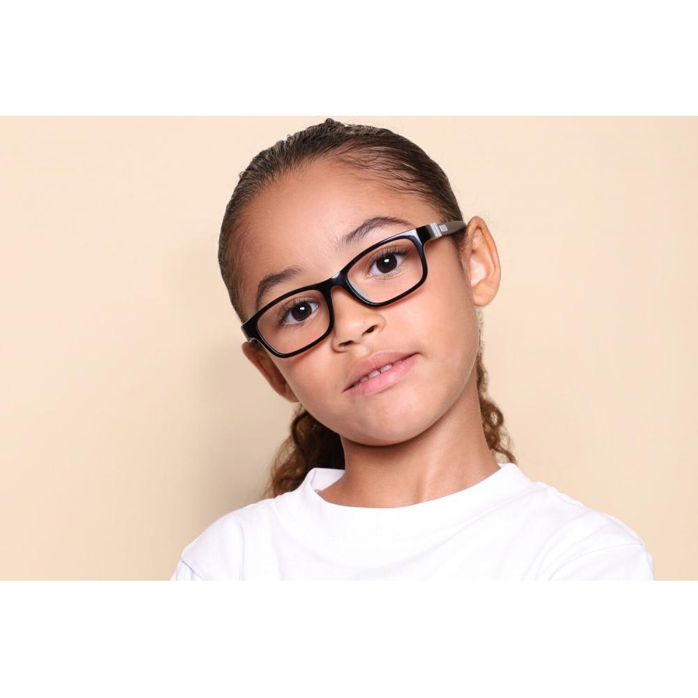 Full Rim Square Black White Smartbuy Kids Phakie K5c Fashion Kids Eyeglasses