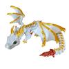 3D Printed Winged Dragon Articulated Dragon Fidget Toy with Horns Dragon Model with Flexible
