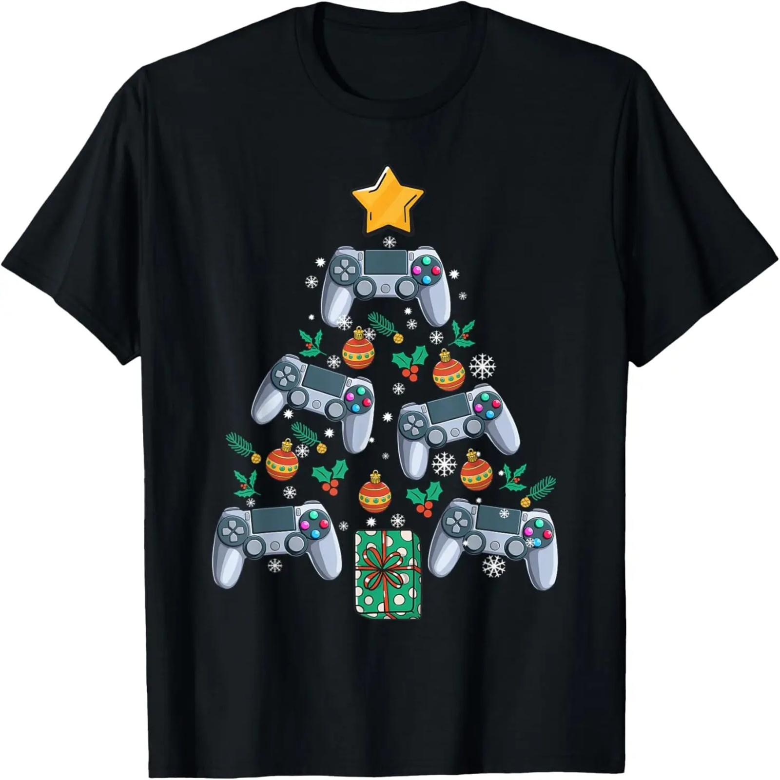 

Video Controller Christmas Tree Video Gamer Xmas Gift T-Shirt XXXXXL чёрный