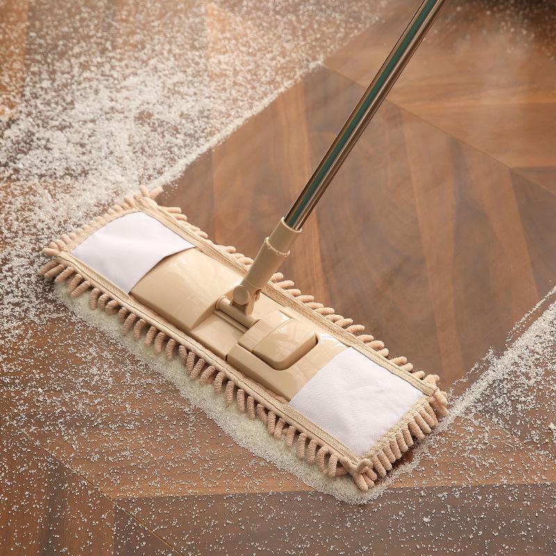 360° Rotating Flat Mop - Effortless Cleaning for Wood & Tile Floors