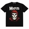 Misfits Psycho Fiend Skull T Shirt Horror Punk Unisex Black New