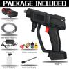 600W 48VF Cordless High Pressure Car Washer Spray Water Guns Pressure Water Nozzle Cleaning Machine With 2Battery