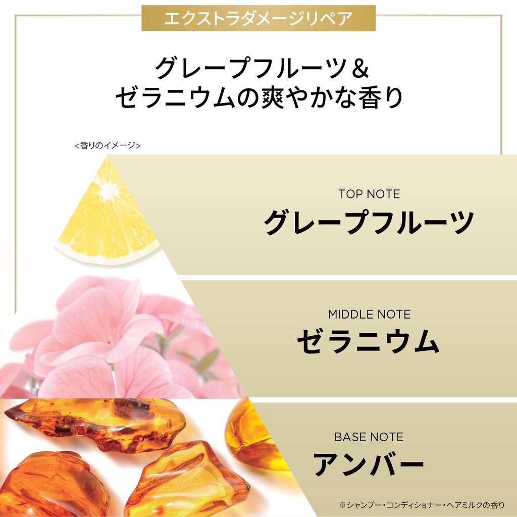 Pantene Shampoo 2L Refill Large Capacity Extra Damage Repair [6.7 bottles]