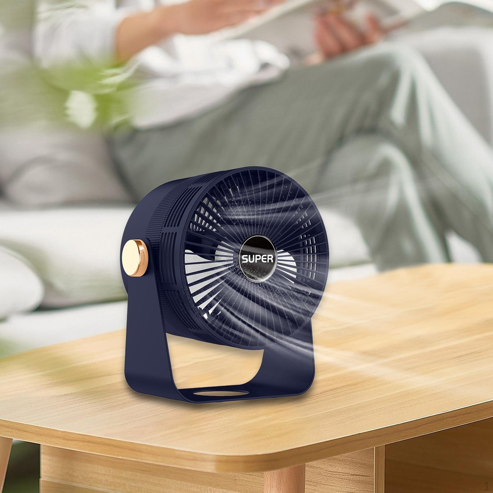 

Портативний охолоджуючий вентилятор для дому та офісу синій