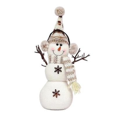 Christmas Snowman Doll Ornaments Indoor Home Decoration Christmas Snowman Doll Table Ornaments Cute Christmas Snowman