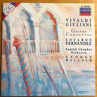 CD VIVALDI, GIULINI, FERNANDEZ; MALCOL - Gitarrenkonzerte 4176172 Decca 1987 Deutschland Klassik Gebraucht