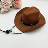Pet Stylish Western Cowboy Hat Adjustable Headwear For Outdoor Summer Cat &Dog Accessories Travel Photography Decoration.