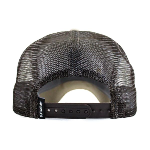 Avirex Kappe mit TOMCAT Beliebter Trend Tagesgeschenk Ein Herren-Patch, Marke, Frühling/Sommer, Herbst/Winter, Vatertag (JP, Alphabet, Größe, Beige)