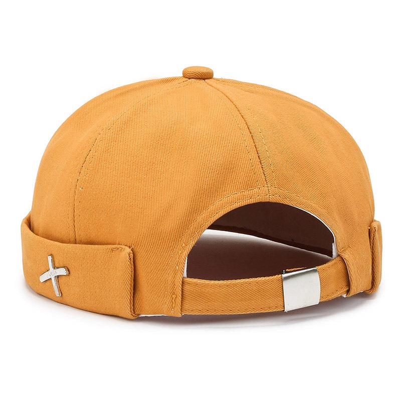 Brimless Skullies Cap Unisex Fashionable Hat Adjustable No Brim Baseball Cap for Men And Women Street Portable Docker Hat