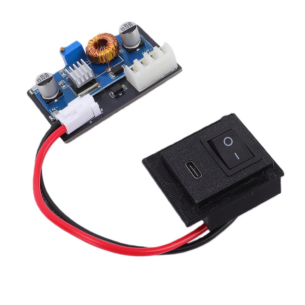 Power Board Replacement for SCPH 5000X Game Console Motherboard and On Off Controller Type C PD 3.0 Fast Charging Plug