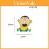 Cute Crayon Shin-chan Metal Badge Cartoon Character Backpack Accessory Wholesale