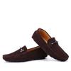 Spring/Summer Korean Edition Large Size Bean Shoes, Casual Leather Shoes, Genuine Leather, Handsewn Lazy Man's Footwear, Men's Shoes