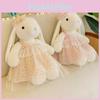Floral Print Princess Bunny Plush Toy Perfect Birthday Gift For Adults