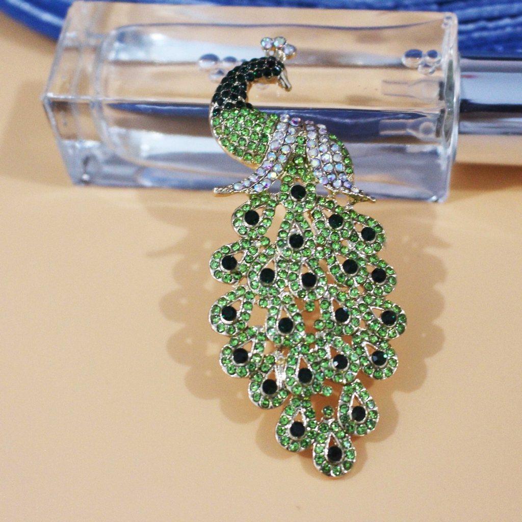 Spilla Cristallo Animale Stile Palazzo Vintage con Strass per Donne e Uomini