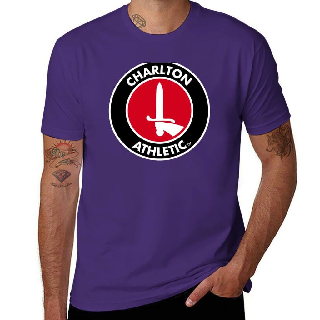 The Charlton Athletic F.C.. Tričko prosté celní estetické oblečení pánská grafická trička anime