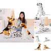 Exceptional Quality 15.8" Lifelike Stuffed Dalmatian Dog Cuddly And Adorable