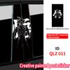Anime Son Goku Car Stickers Car B-pillar Vinyl Decals Waterproof Auto Center Pillar Sticker Cover Scratches Vehicle Decor Decal