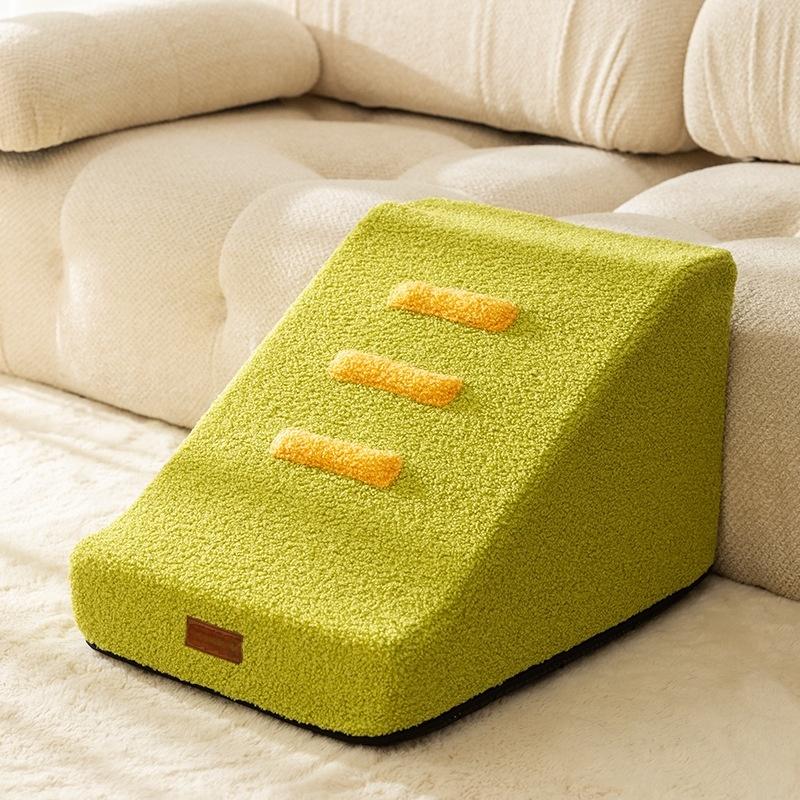 2/3 Steps Dog Stairs Pet Steps Stairs For Small To Medium Dogs To Get On Bed And Couch Dog Steps With Non-Slip Bottom Dog Ramp
