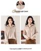Women's Half Zip Lapel Cashmere Sweater - Loose Knit, Thick, 100% Pure Wool, Solid Color.