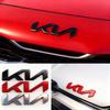 ABS Car Front Hood Rear Tail Trunk Emblem Badge Sticker For KIA EV6 Stinger RIO Sorento Picanto Ceed Borrego Syros K4 K5 K8 K9