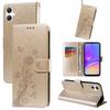 For Samsung Galaxy A07 4G/A06 4G/A06 5G Leather Case Butterfly Floral Imprint Wallet Stand Cover