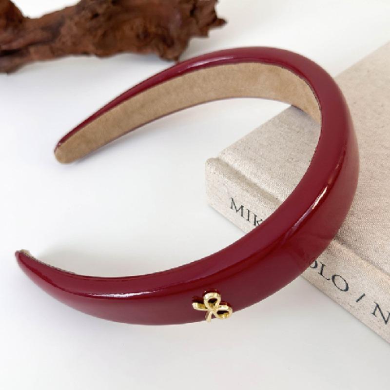 PU Leather Headbands for Women Girls Korean Style Wide Hairbands Elegant Female Hair Hoop Fashion Hair Accessories Headwear