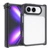 Slim Protective Cover for IPhone 2026 Magnetic Foldable Case iPhoneDuo, Full Hinge Protection, Rotating Durable Hard PC Smartphone Kickstand,