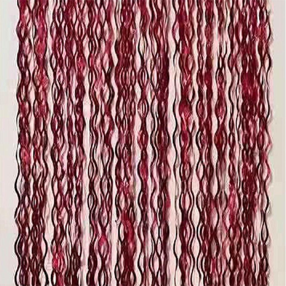 Fashion Tinsel Foil Fringe Curtains Wavy Teal Blue Tinsel Backdrop  Under The Sea Party