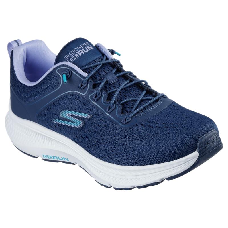 Skechers Go Run Consistent 2.0 Comode Semplici alla Moda Versatili Scarpe da Corsa Basse Sneaker Donna Blu Navy 128638-NVLV